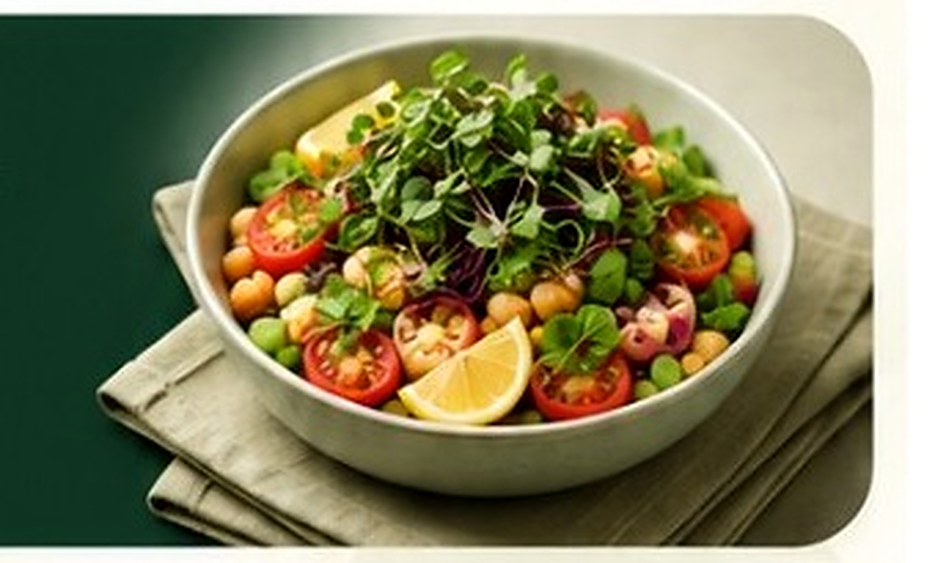 Microgreens salad